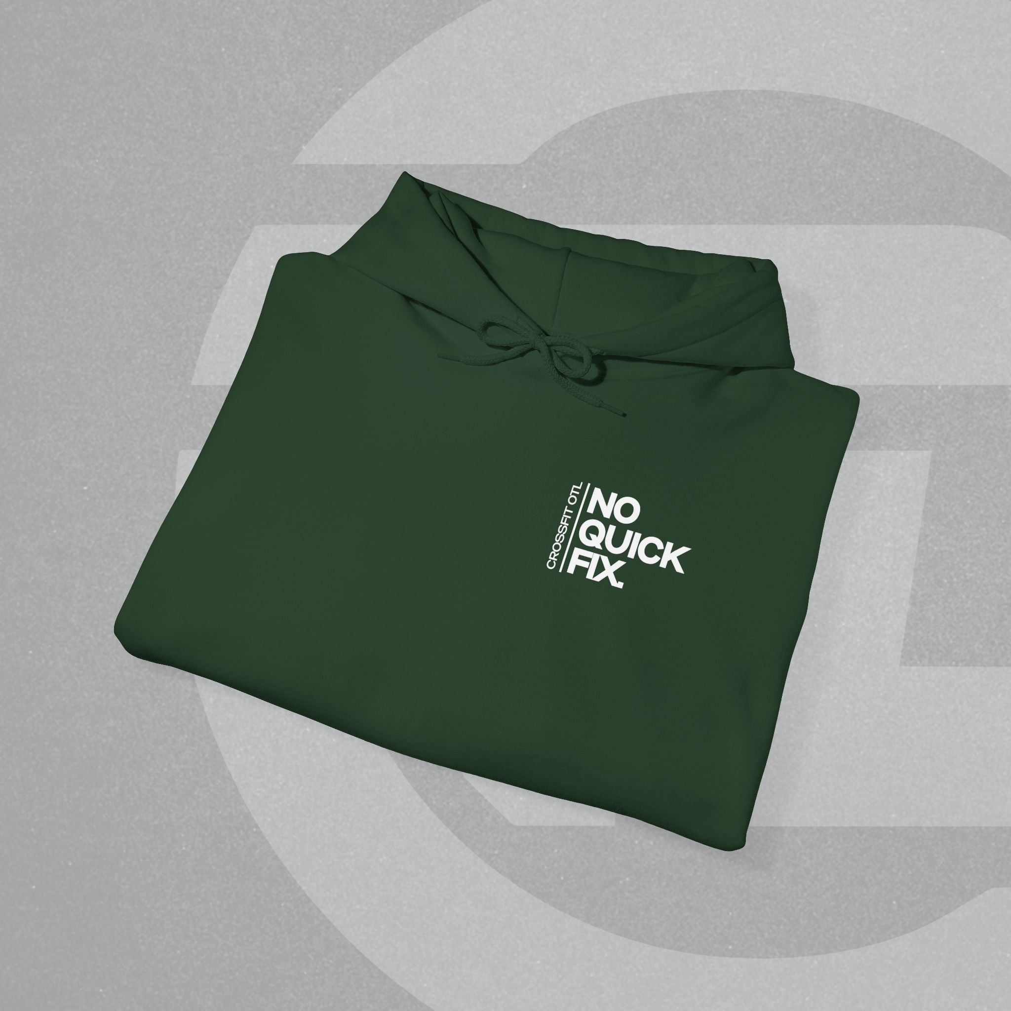 Unisex Hoodie - No Quick Fix. Consistency Creates Results.