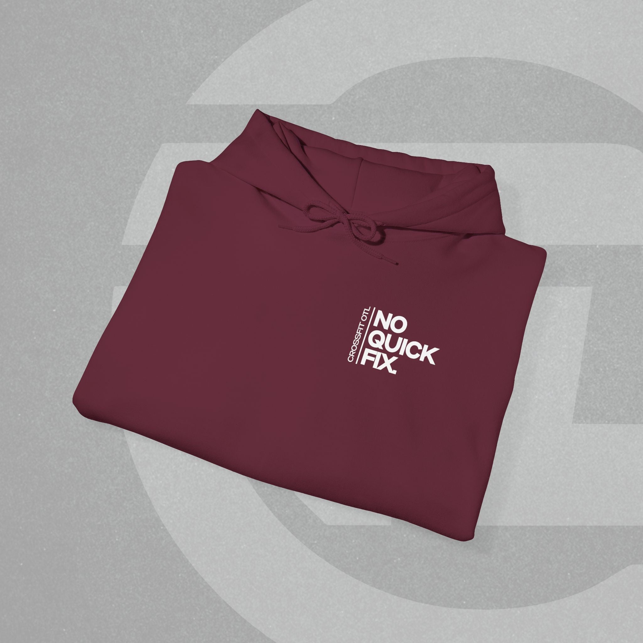 Unisex Hoodie - No Quick Fix. Consistency Creates Results.