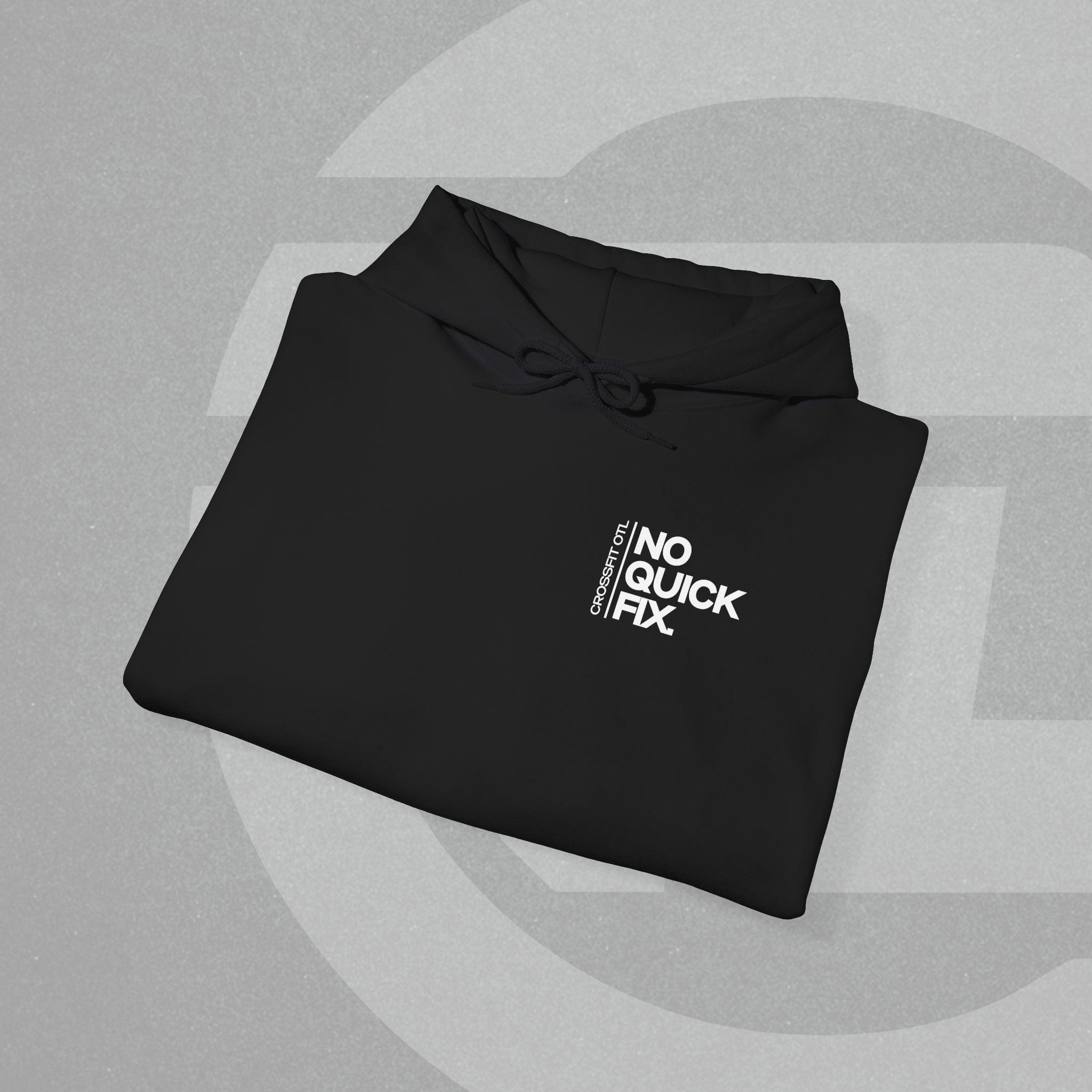 Unisex Hoodie - No Quick Fix. Consistency Creates Results.