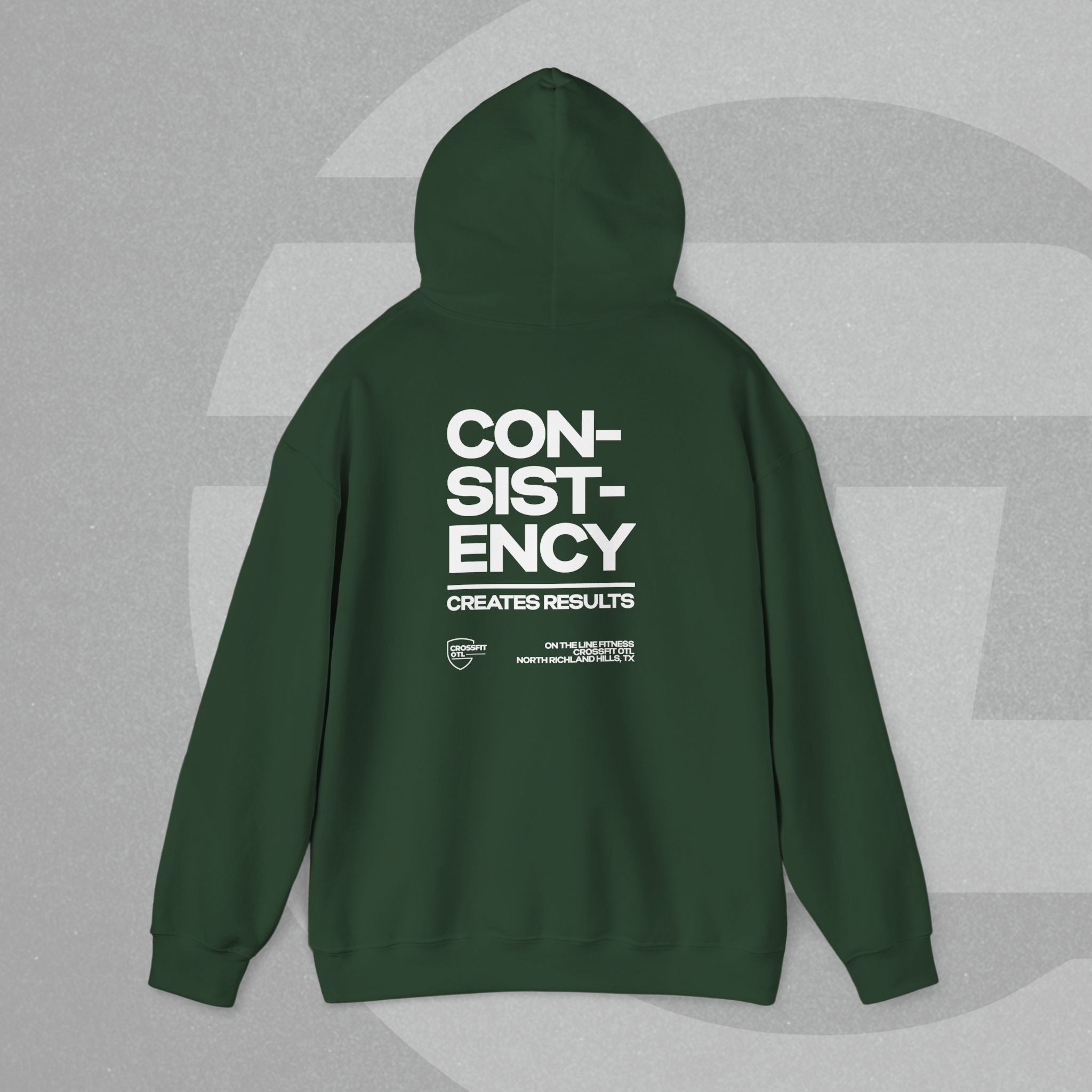 Unisex Hoodie - No Quick Fix. Consistency Creates Results.