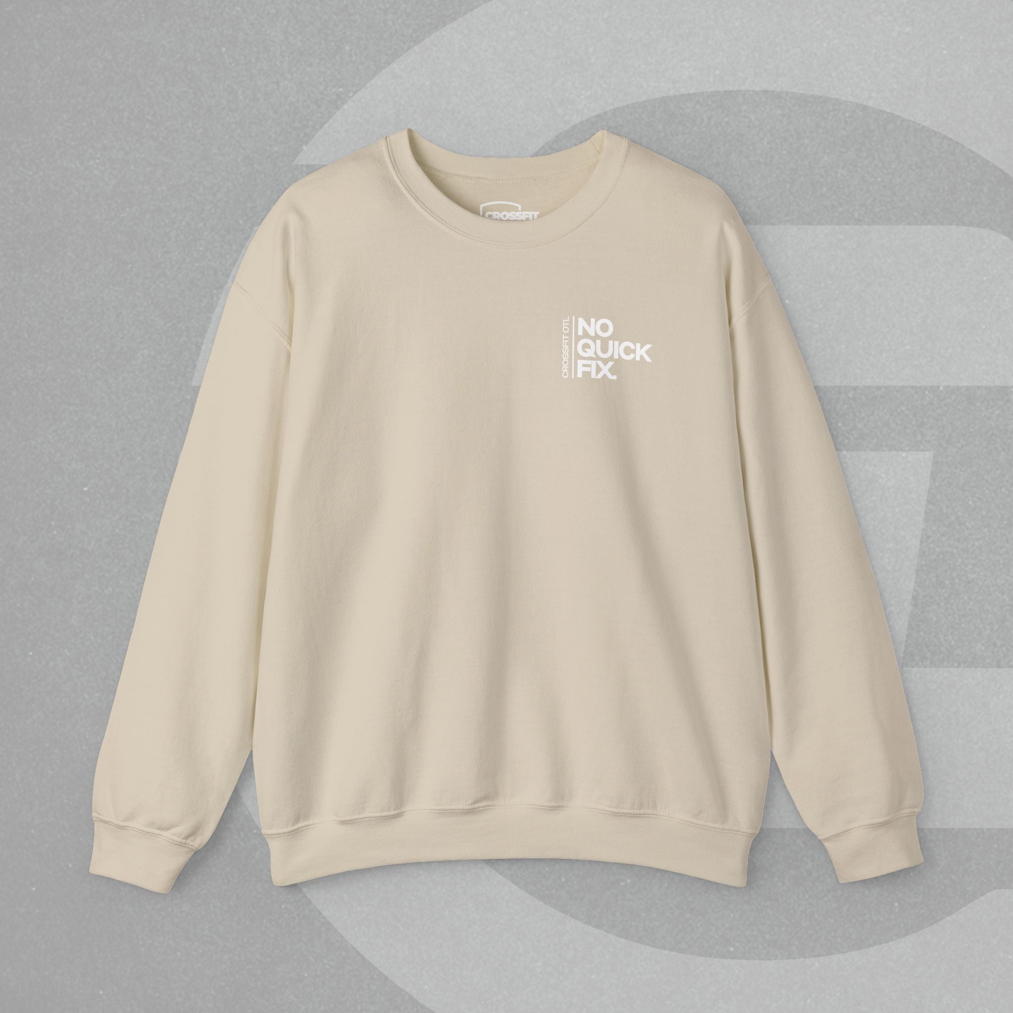 Crewneck Sweatshirt - No Quick Fix. Consistency Creates Results.