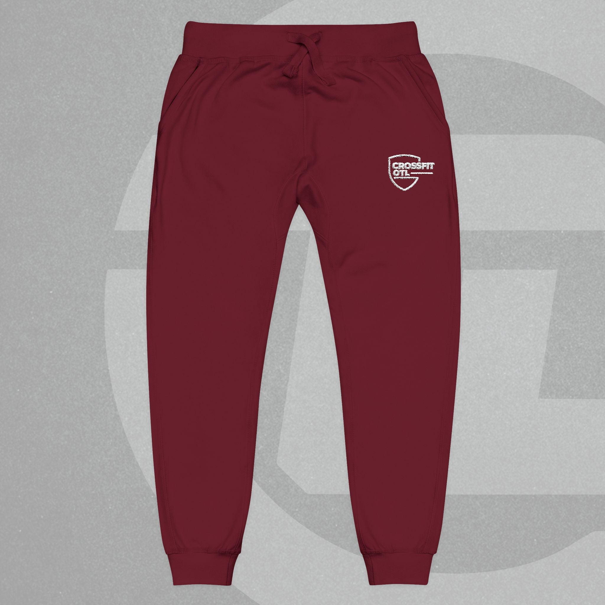 Embroidered Unisex Fleece Sweatpants