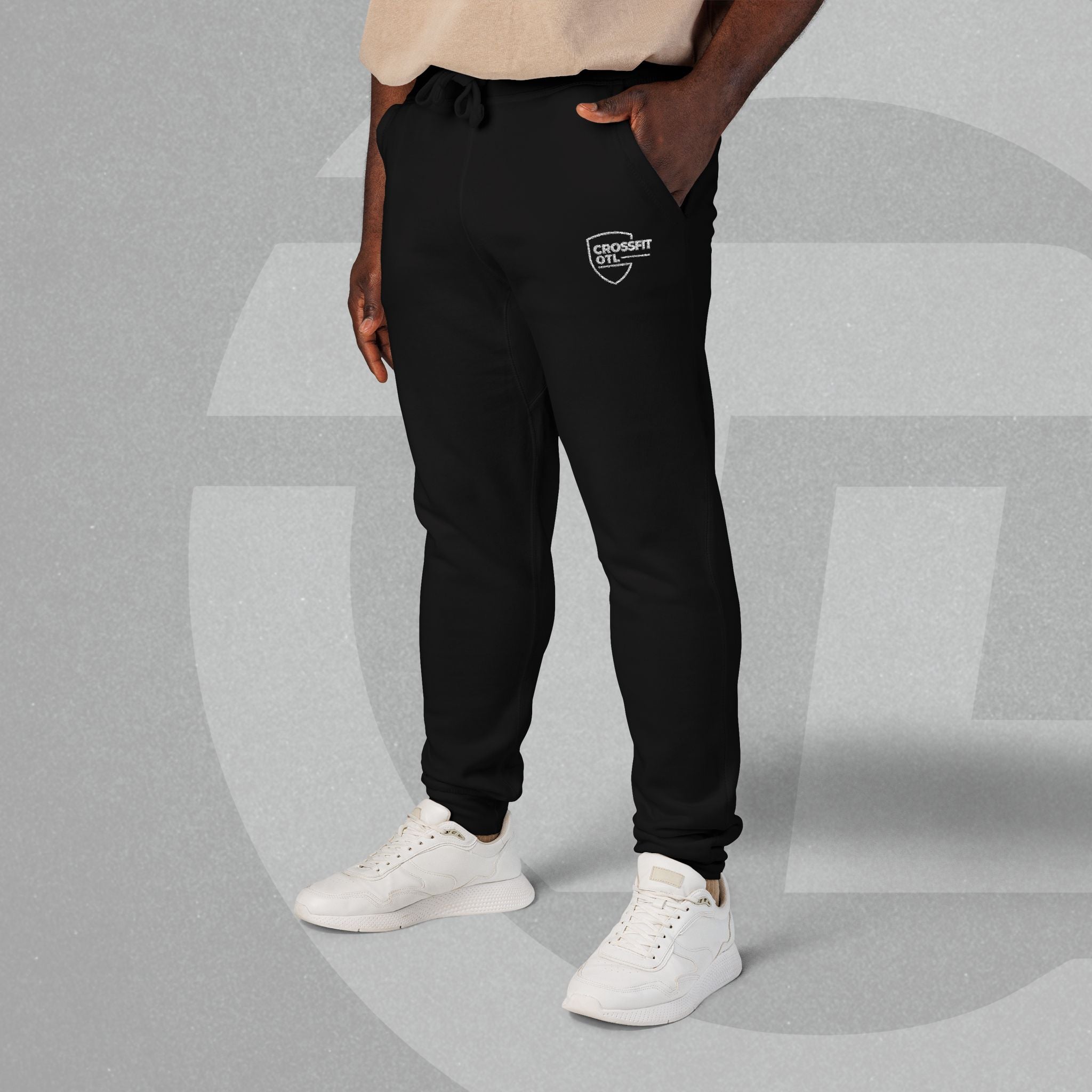 Embroidered Unisex Fleece Sweatpants