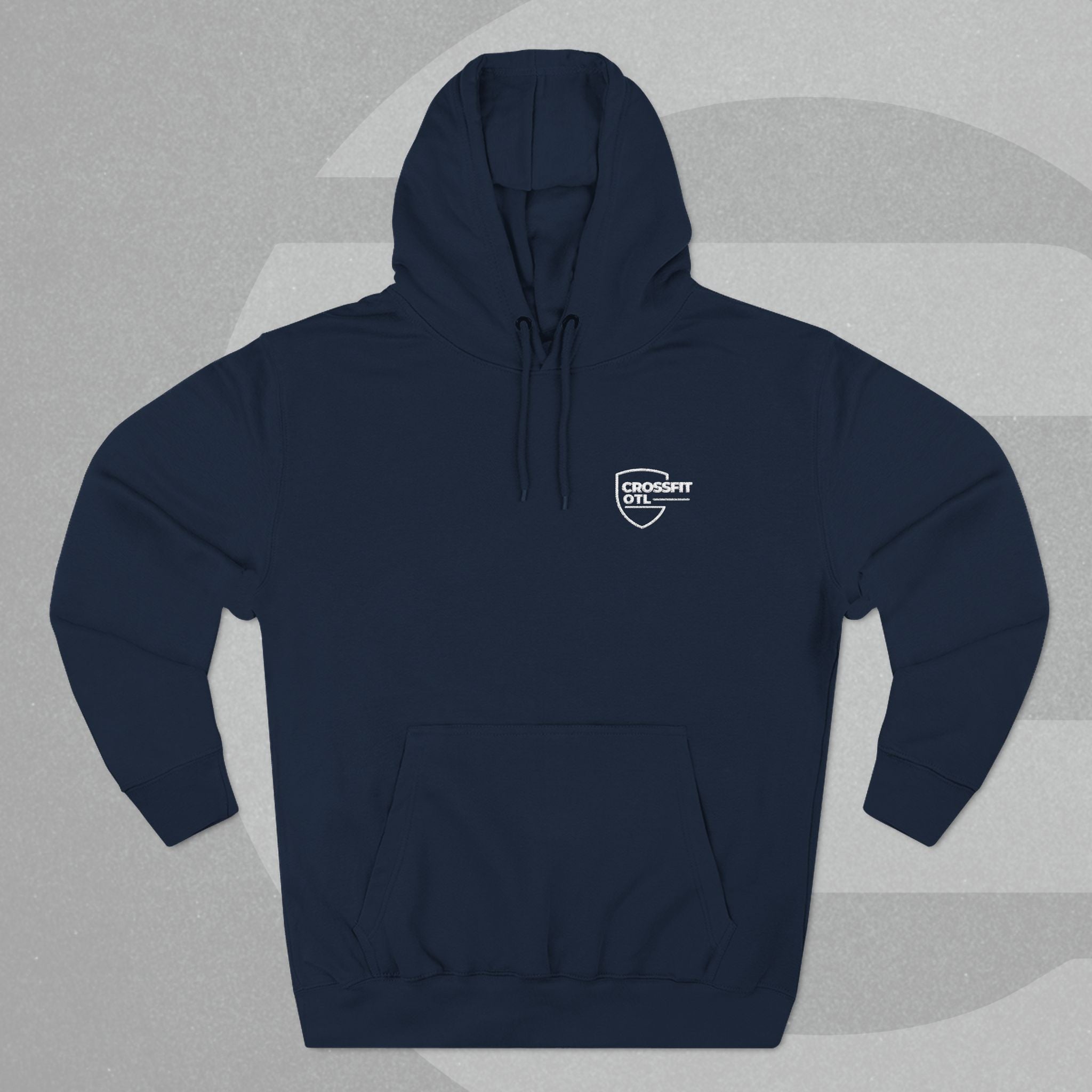 Embroidered Fleece Pullover Hoodie