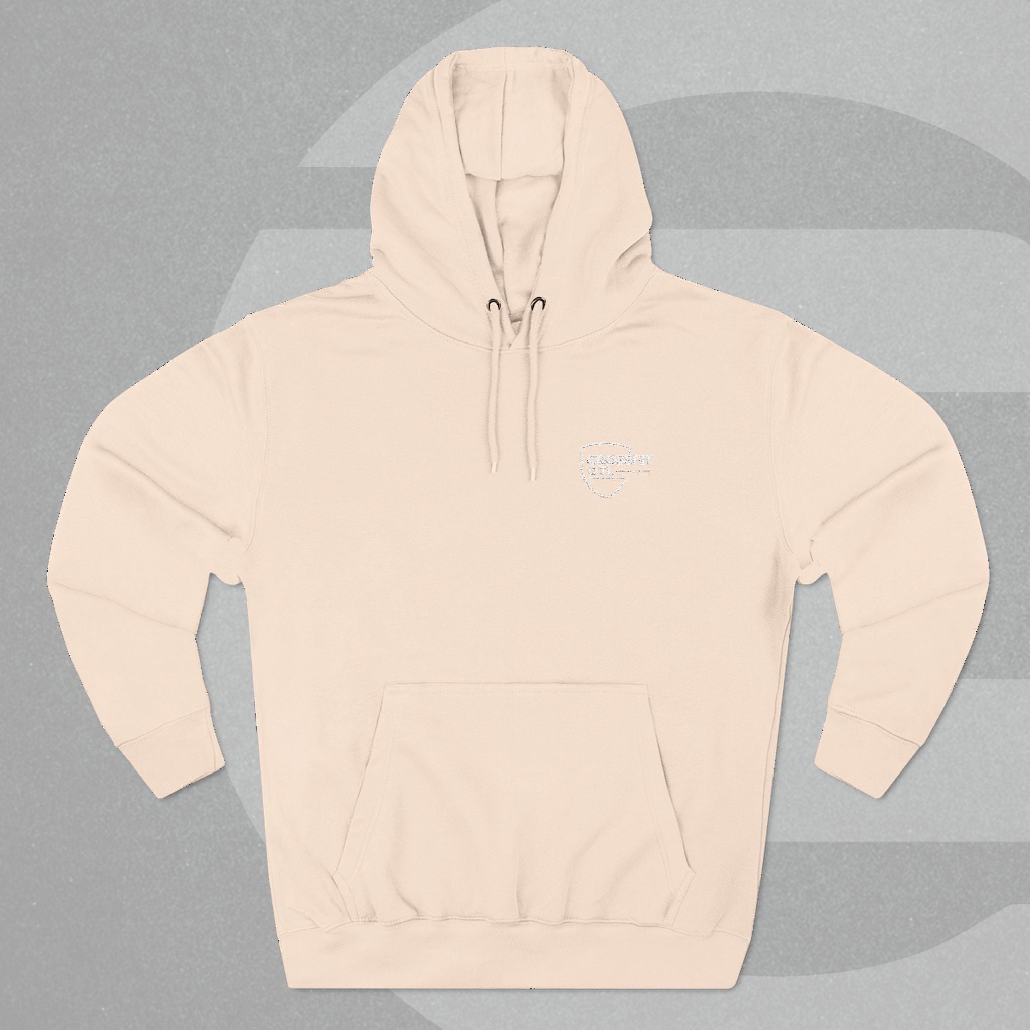 Embroidered Fleece Pullover Hoodie