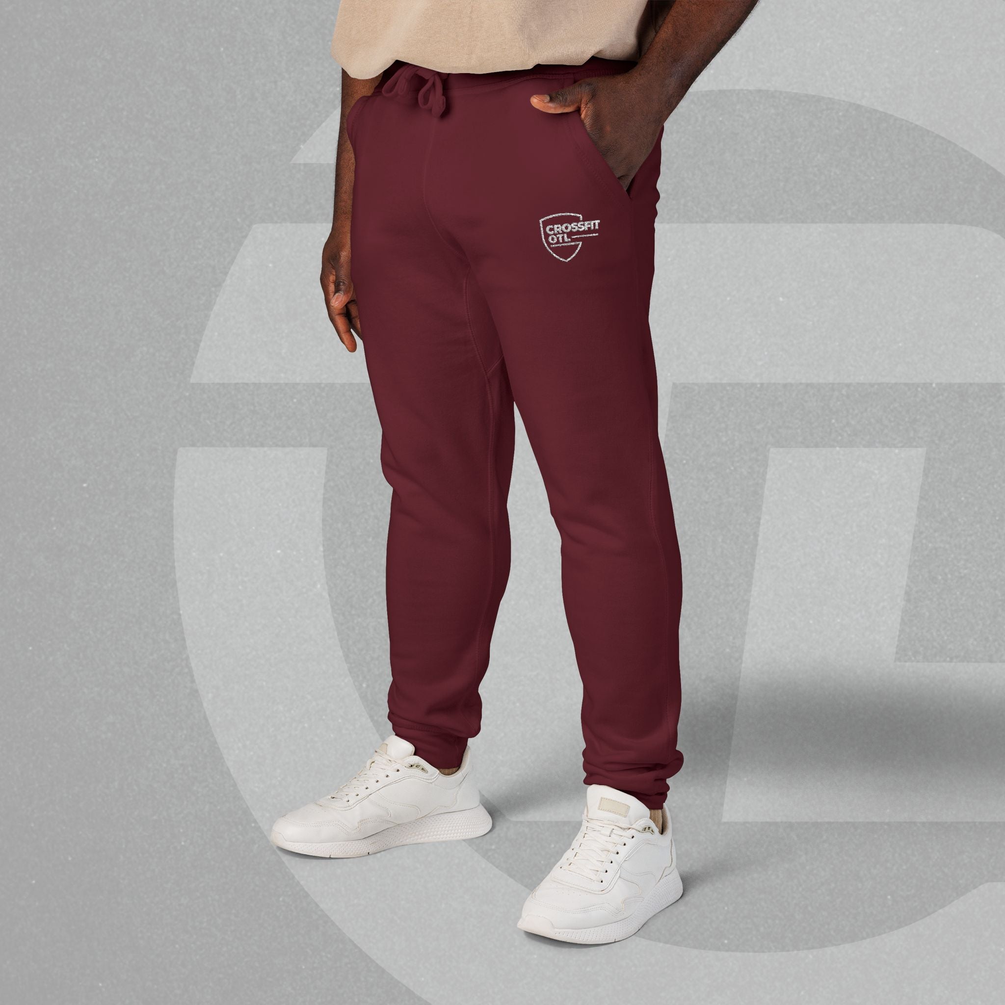 Embroidered Unisex Fleece Sweatpants
