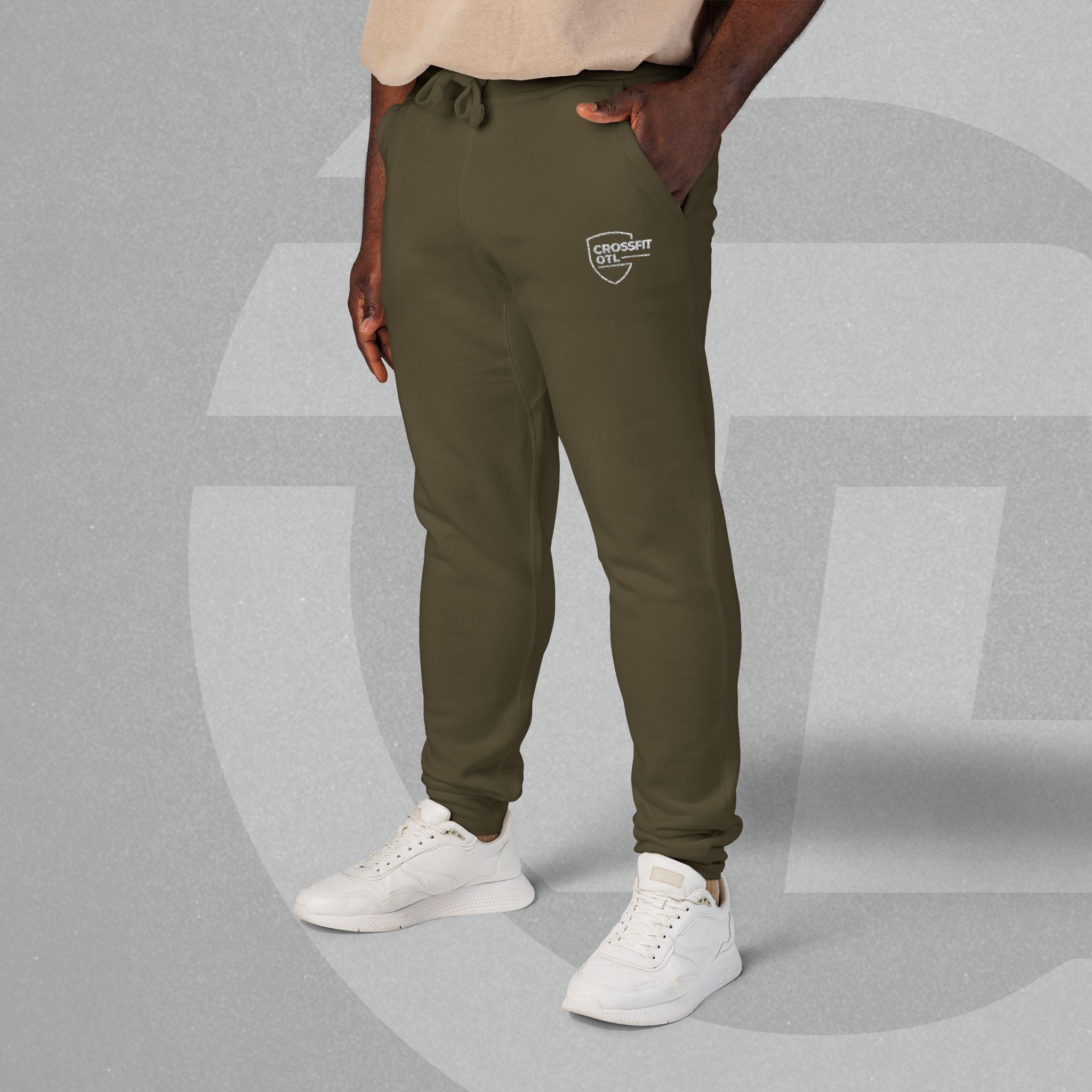 Embroidered Unisex Fleece Sweatpants