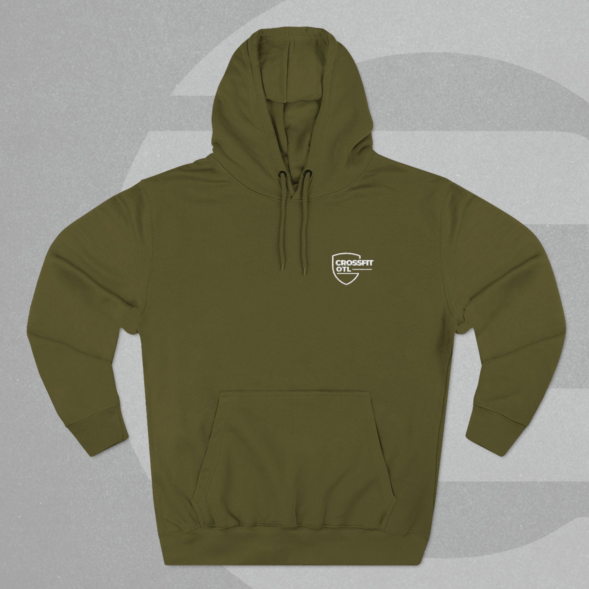 Embroidered Fleece Pullover Hoodie