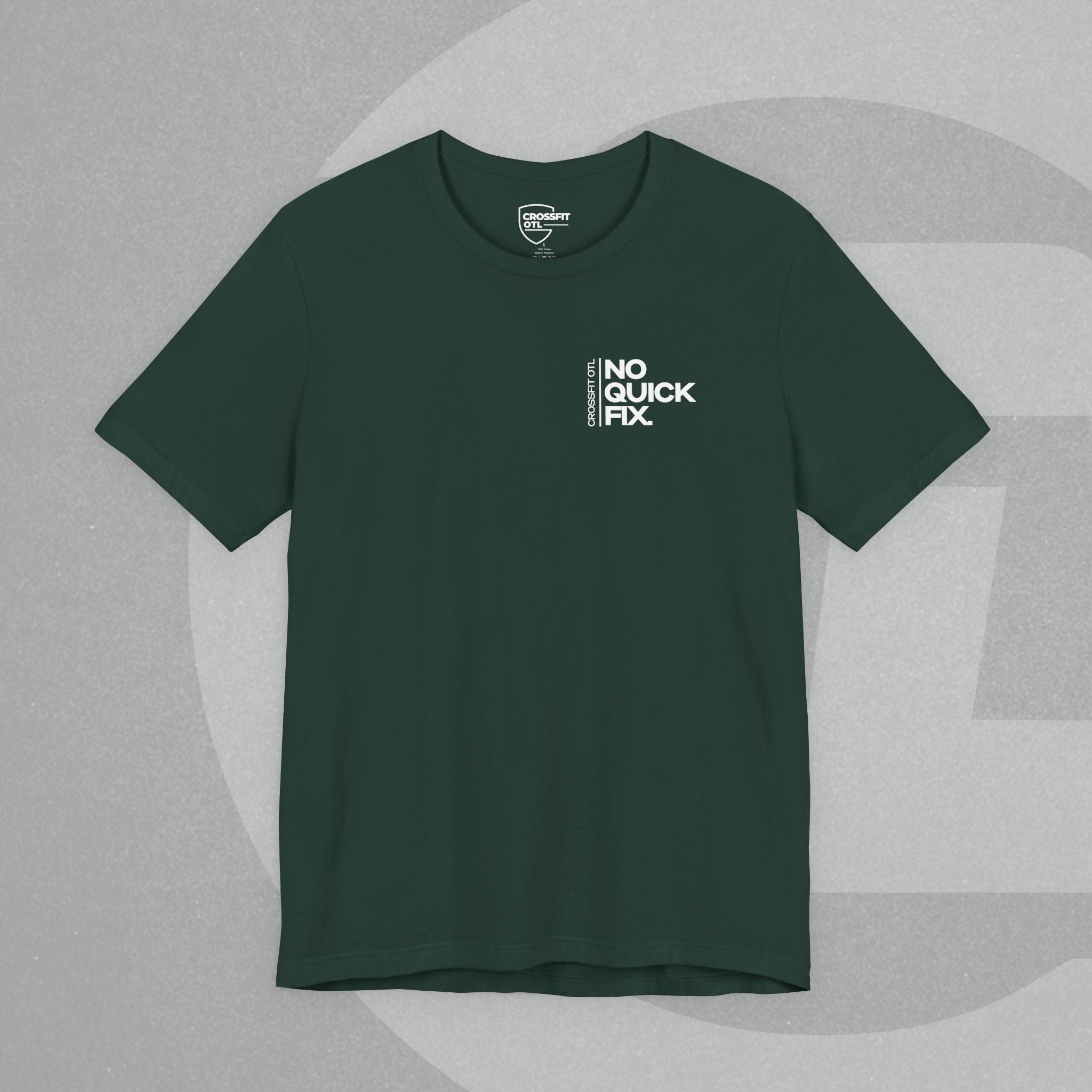 Unisex Tee - No Quick Fix. Consistency Creates Results.