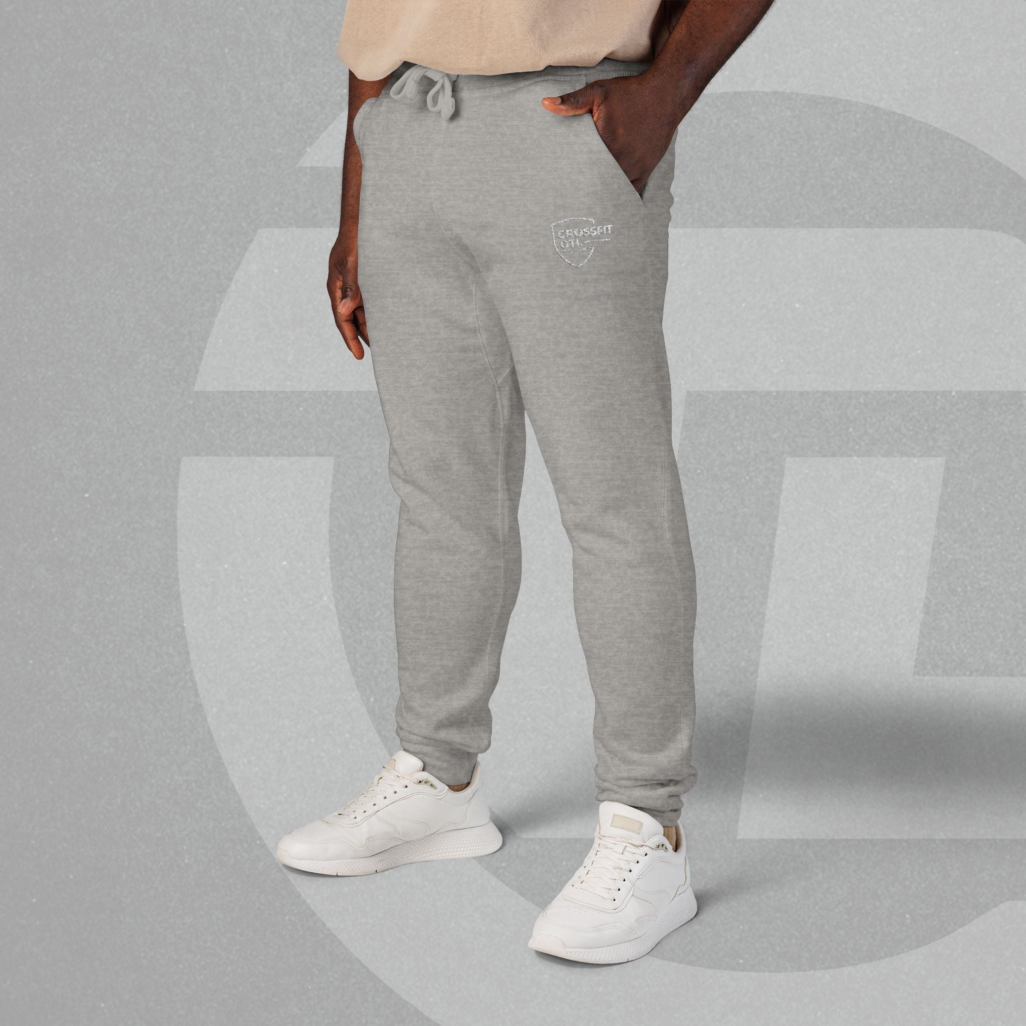 Embroidered Unisex Fleece Sweatpants