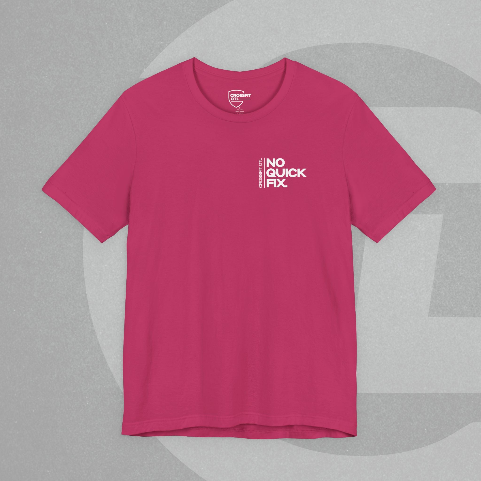 Unisex Tee - No Quick Fix. Consistency Creates Results.