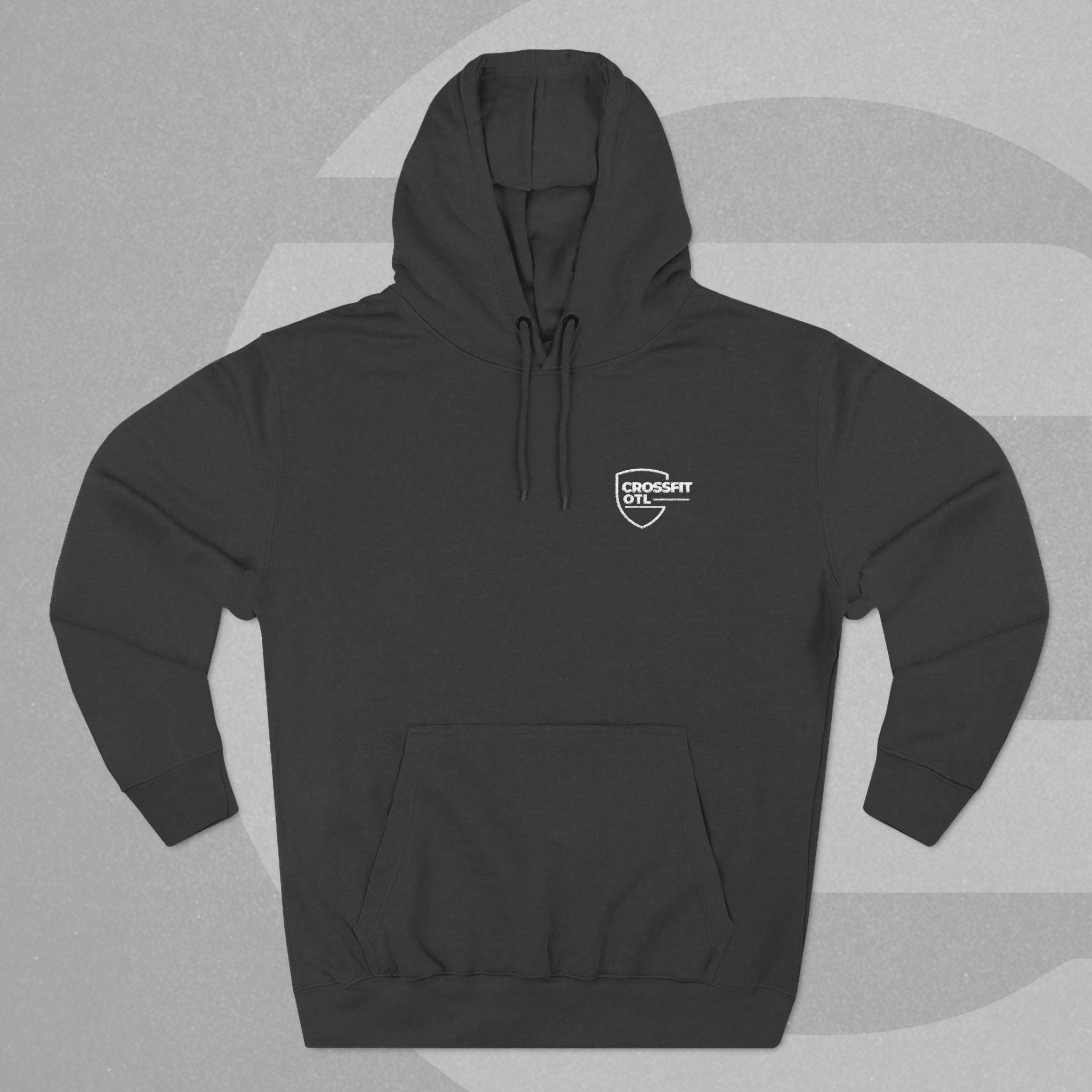 Embroidered Fleece Pullover Hoodie