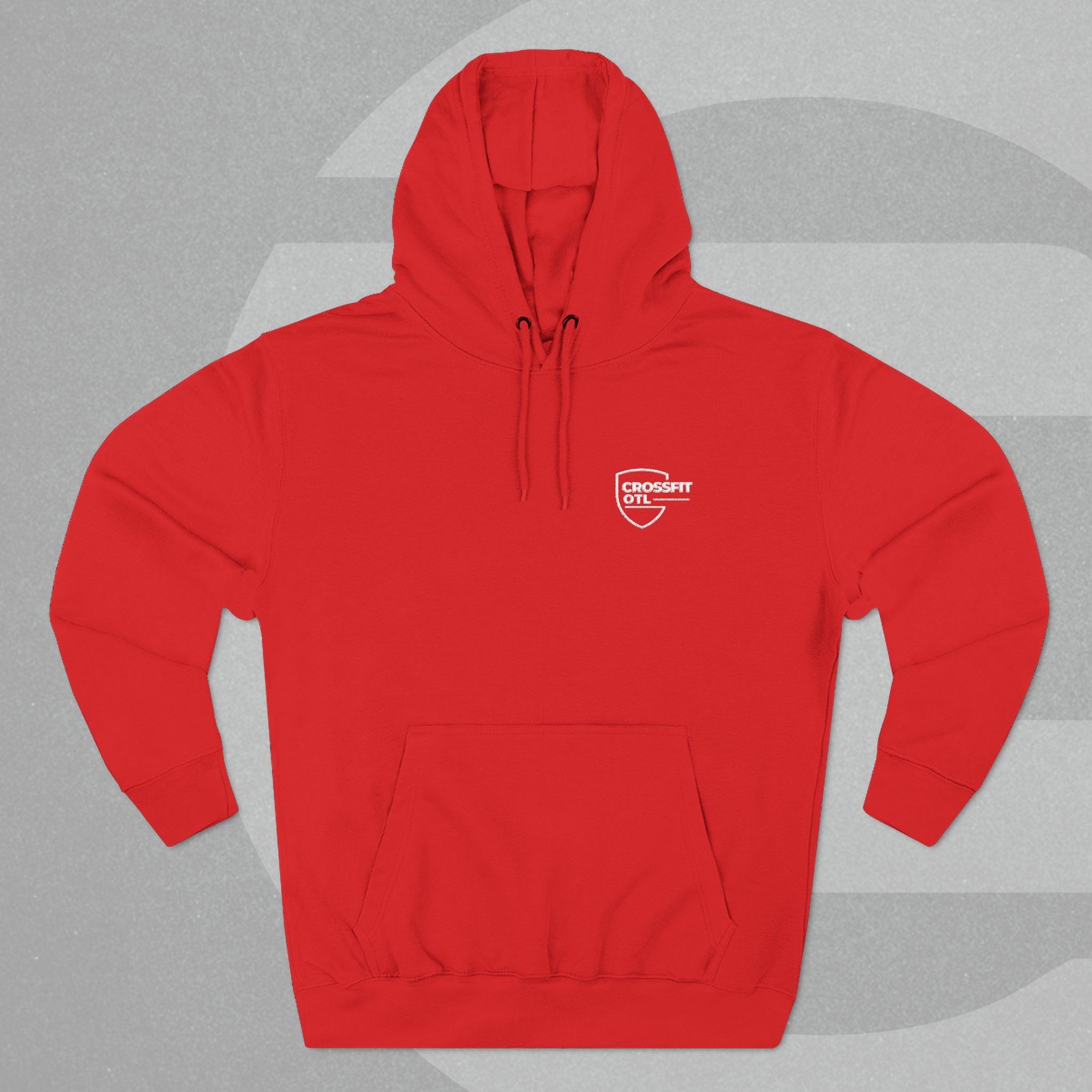 Embroidered Fleece Pullover Hoodie