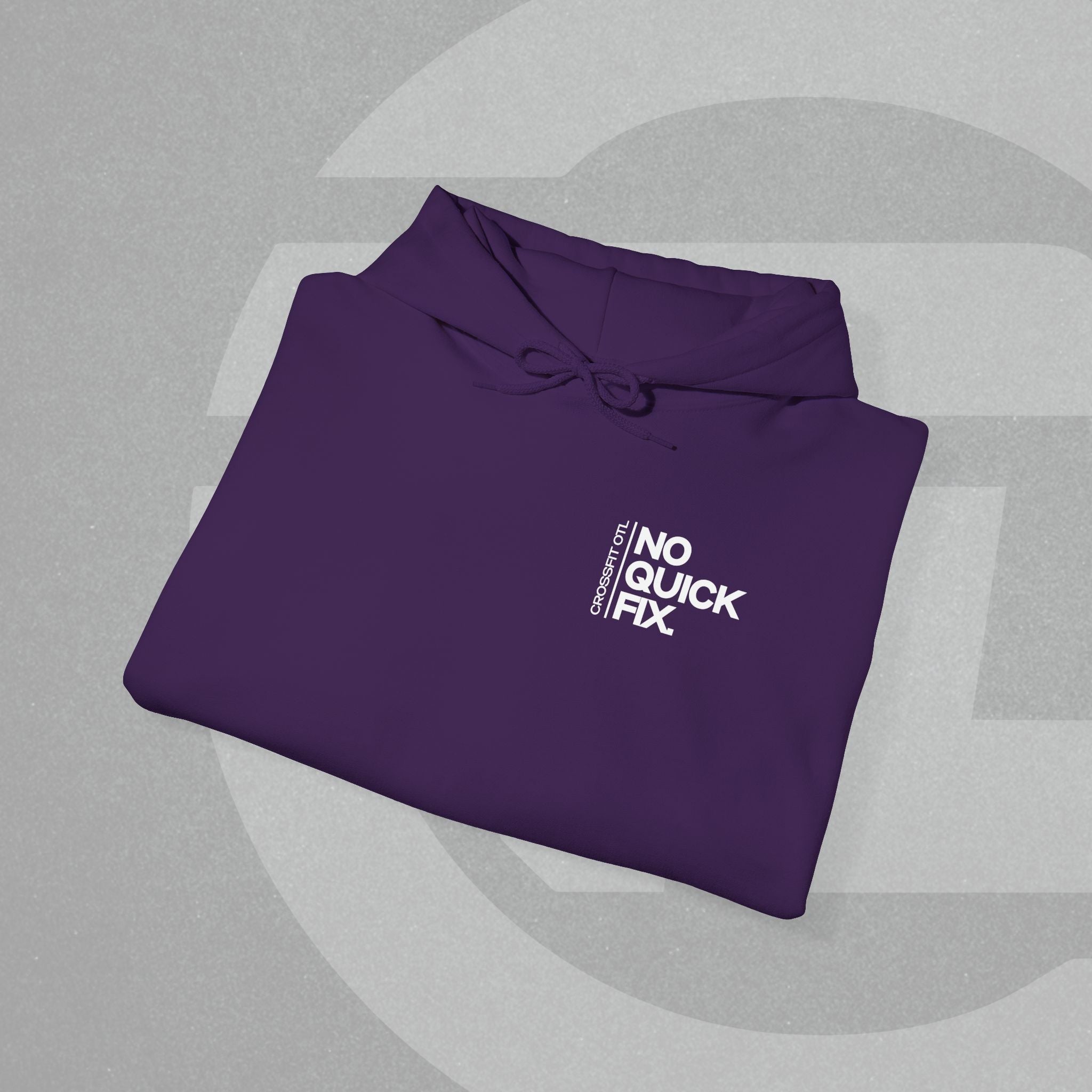 Unisex Hoodie - No Quick Fix. Consistency Creates Results.