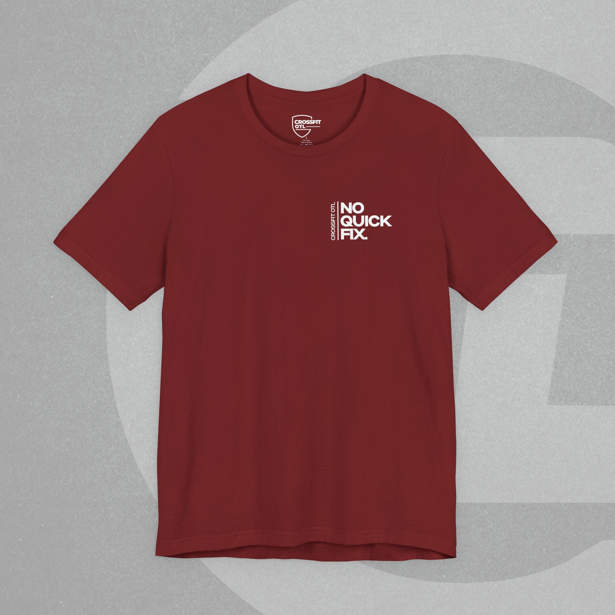 Unisex Tee - No Quick Fix. Consistency Creates Results.