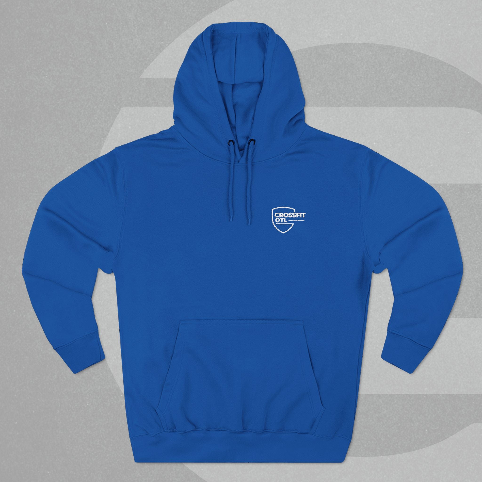 Embroidered Fleece Pullover Hoodie